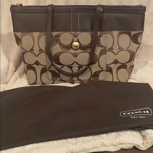 Coach tote, excellent condition